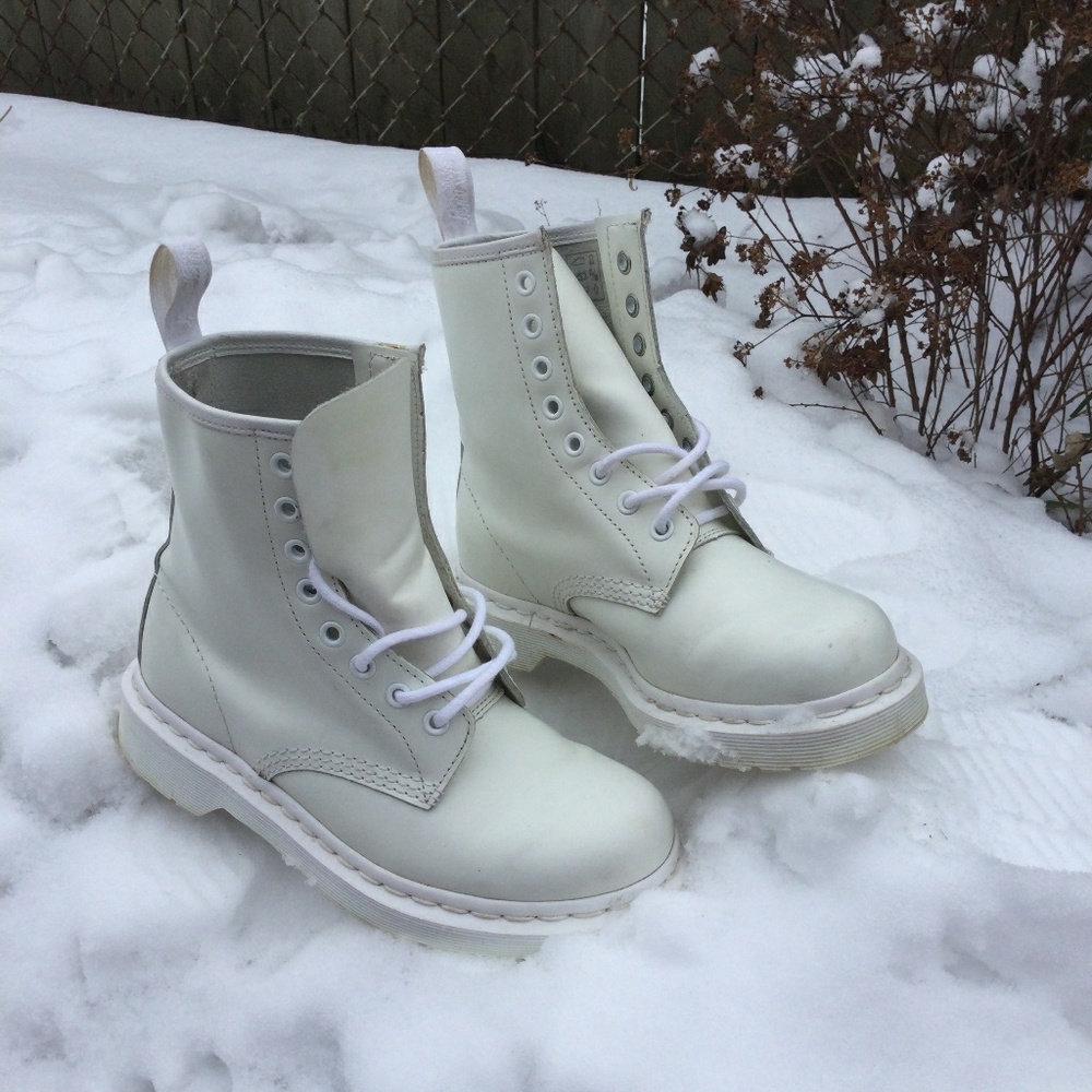 White Dr. Martens